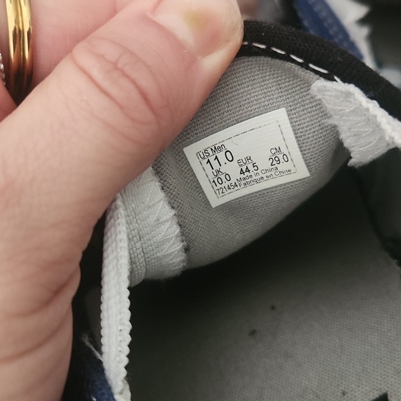 Vans X Pro Anti Hero Chris Pfanner Black and Blue Slip-On Shoes Size 11 - Picture 3 of 5